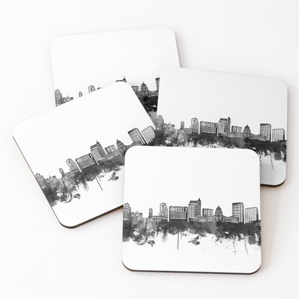 Item preview, boise skyline bw designed and sold by BekimART2.