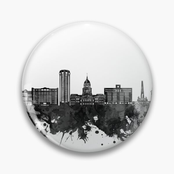 Item preview, springfield skyline bw designed and sold by BekimART2.