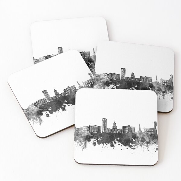 Item preview, springfield skyline bw designed and sold by BekimART2.