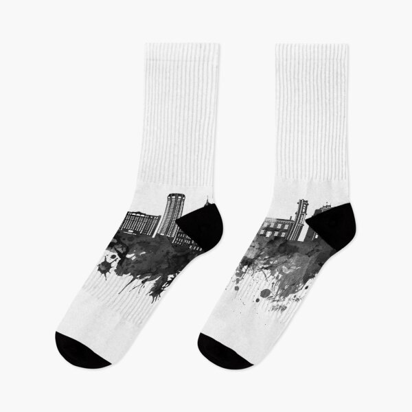 Item preview, springfield skyline bw designed and sold by BekimART2.