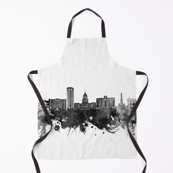 Item preview, springfield skyline bw designed and sold by BekimART2.