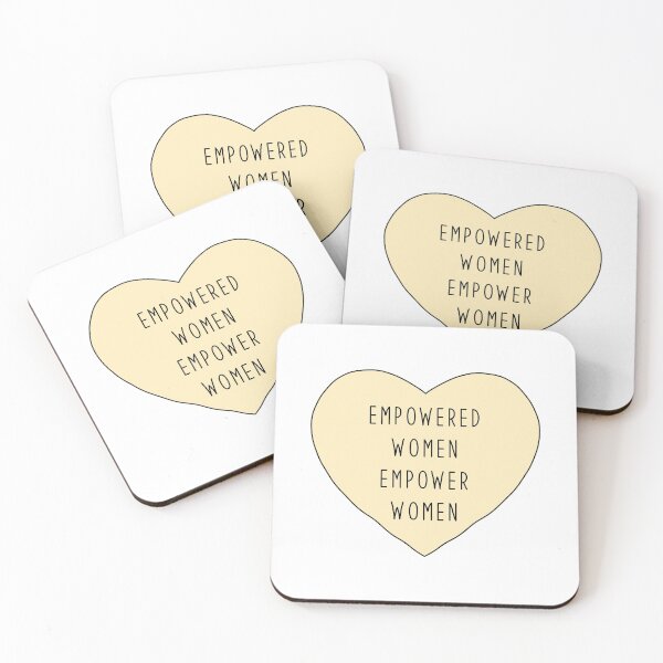 Item preview, Las mujeres empoderadas empoderan a las mujeres corazón amarillo designed and sold by gracecotton99.