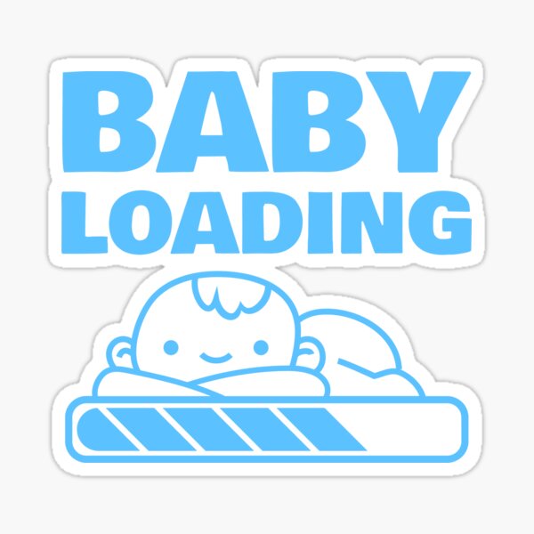 Pegatinas Baby Loading Redbubble