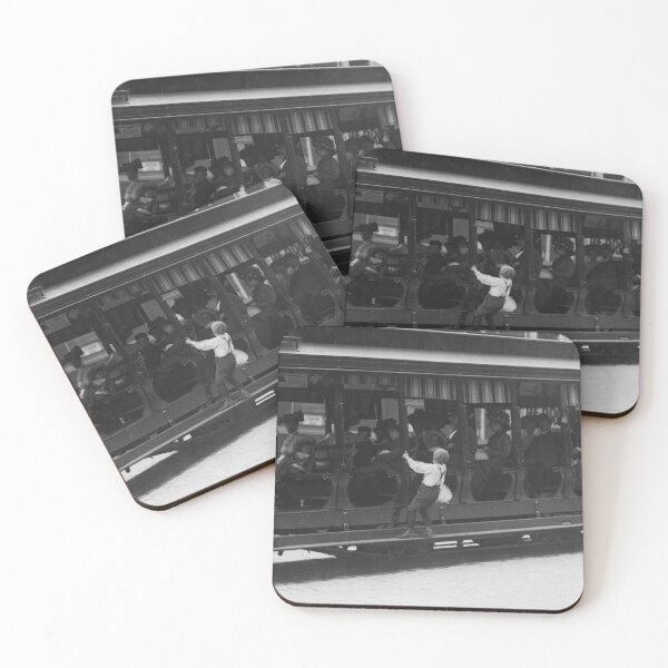 Item preview, Young Newsie Hitching A Ride - Lewis Hine 1910 designed and sold by warishellstore.