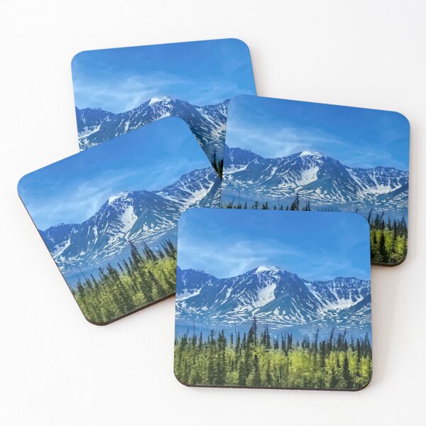 Item preview, Alaska Land of Snow Capped Mountain Tops and Trees designed and sold by Alaskandreamer.