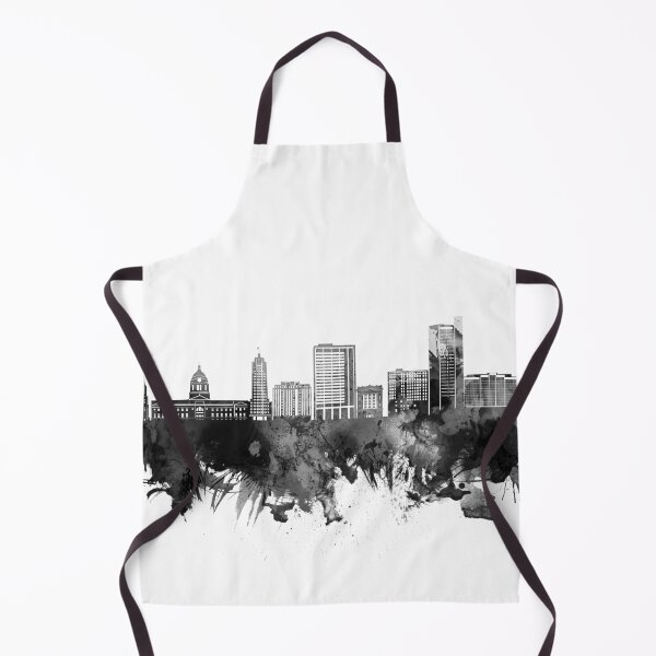 Item preview, fort wayne skyline bw designed and sold by BekimART2.