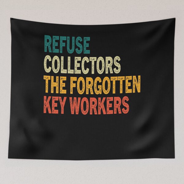 Item preview, Refuse Collectors the forgotten Key Workers Retro Vitnage Funny Gift designed and sold by Sarah38.