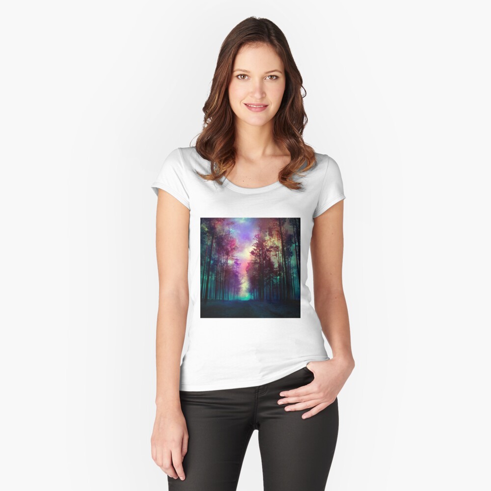 Item preview, Fitted Scoop T-Shirt designed and sold by baxiaart.