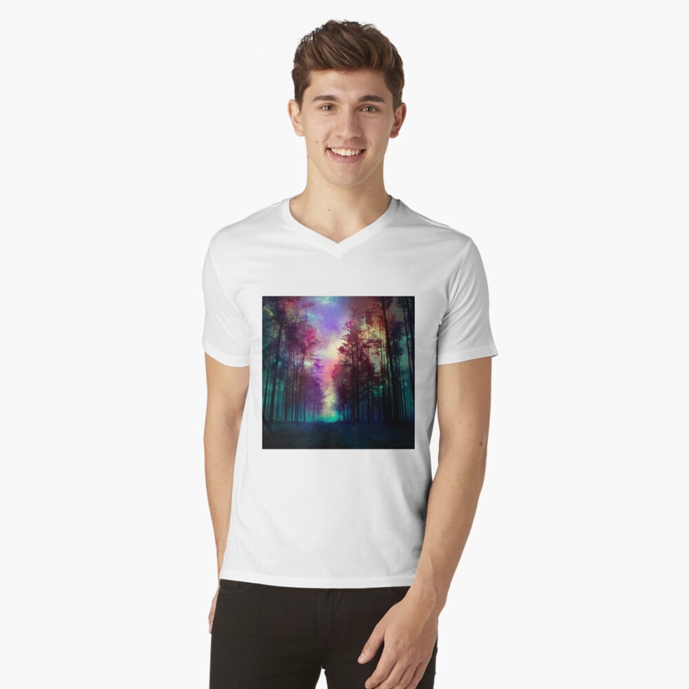 Item preview, V-Neck T-Shirt designed and sold by baxiaart.