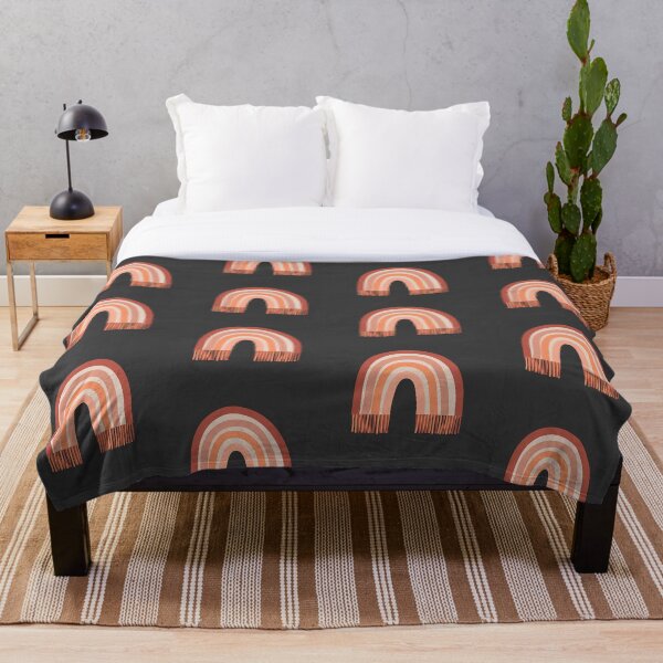 Item preview, Bohemian Aesthetic Rainbow Sedona Charcoal Background designed and sold by DesignLabMedia.