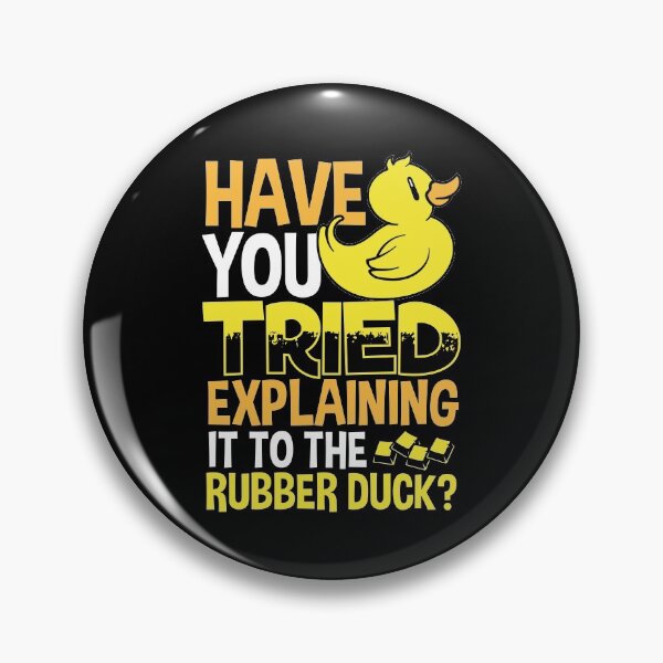 Item preview, Rubber Duck Programming Debugging Process Coder designed and sold by Rafał Gierok.