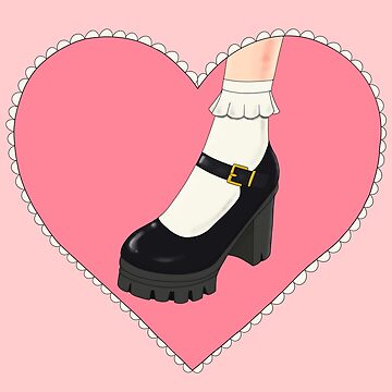 Sweetheart Platform Mary Janes