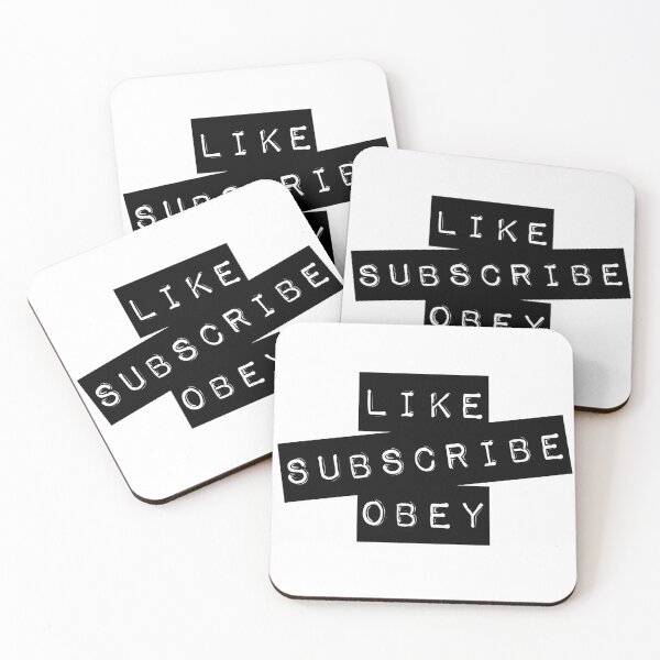 Item preview, Like/Subscribe/Obey designed and sold by LEEROIDZ.