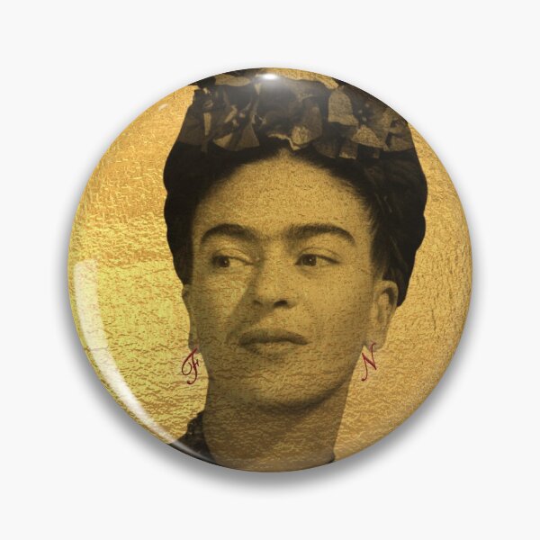 Artikelvorschau, Gold Hommage an Frida Kahlo von Fausto Novelli FN entworfen und verkauft von GudNius.