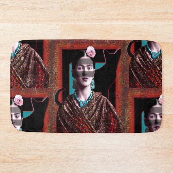 Item preview, Frida - A Portrait (and a Black Cat Behind Her) designed and sold by Jorge Santiago Jiménez.