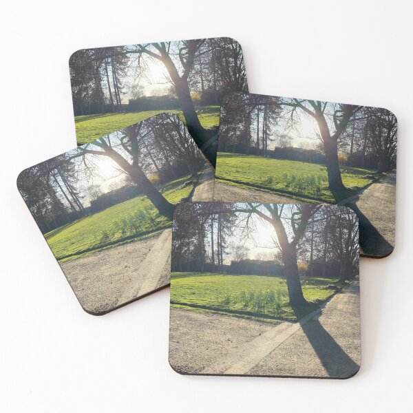 Item preview, Sunny crossing in nature with flowers and trees designed and sold by Blackvz.