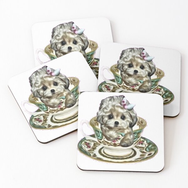 Item preview, Toy Poodle In A Cup designed and sold by WillowsWardrobe.
