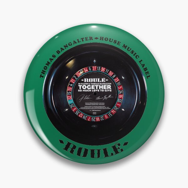 Item preview, Rolled Vinyl Thomas Bangalter & DJ Falcon House Music: green MODEL TOGETHER SO MUCH LOVE TO GIVE LABEL Legend (original HD DESIGN) designed and sold by LA FRENCH TOUCH.