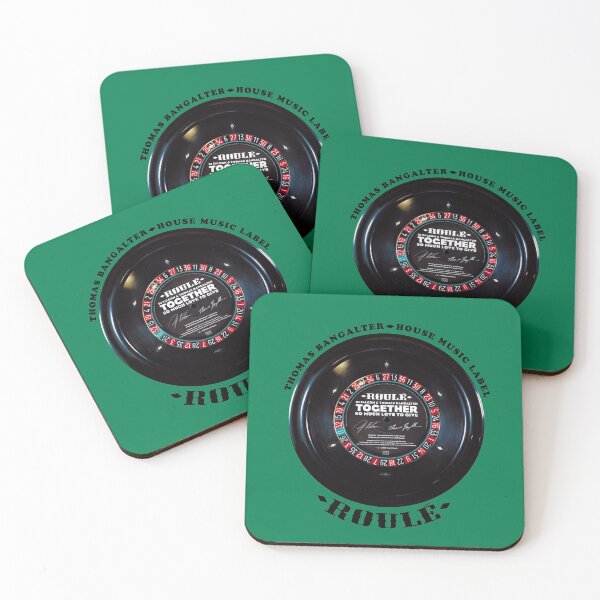 Item preview, Rolled Vinyl Thomas Bangalter & DJ Falcon House Music: green MODEL TOGETHER SO MUCH LOVE TO GIVE LABEL Legend (original HD DESIGN) designed and sold by LA FRENCH TOUCH.