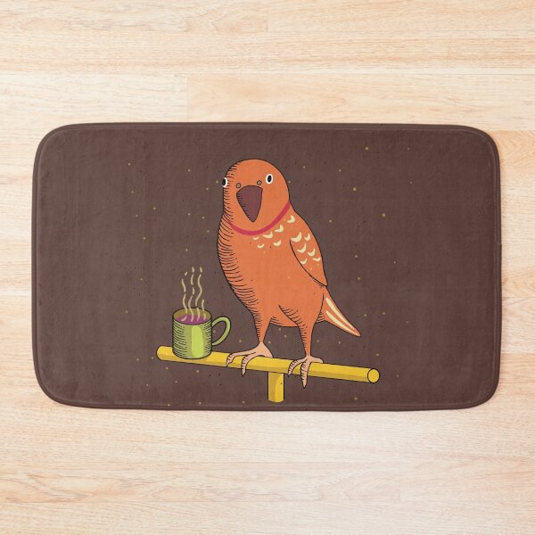 Item preview, Coffee-loving bird designed and sold by DCamille.