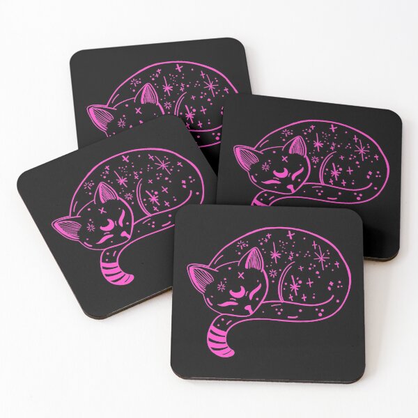Item preview, Cosmic Cat (Pink) designed and sold by JStuartArt.