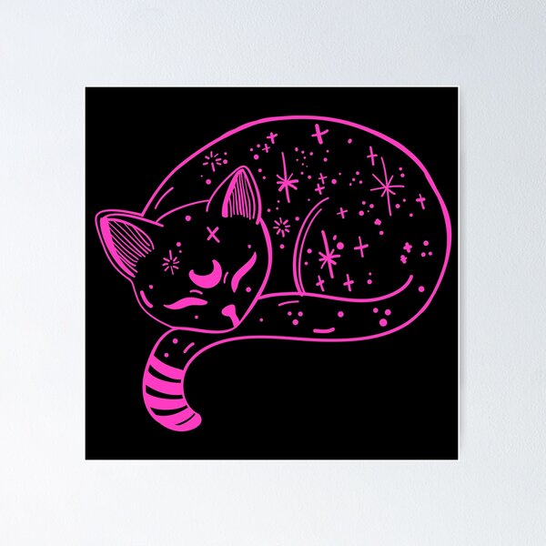 Item preview, Cosmic Cat (Pink) designed and sold by JStuartArt.