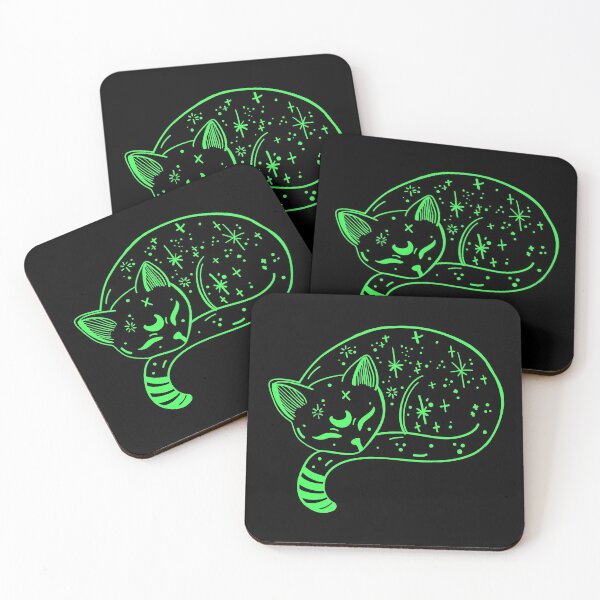 Item preview, Cosmic Cat (Green) designed and sold by JStuartArt.