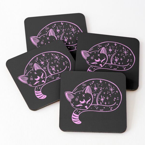 Item preview, Cosmic Cat (Light Pink) designed and sold by JStuartArt.