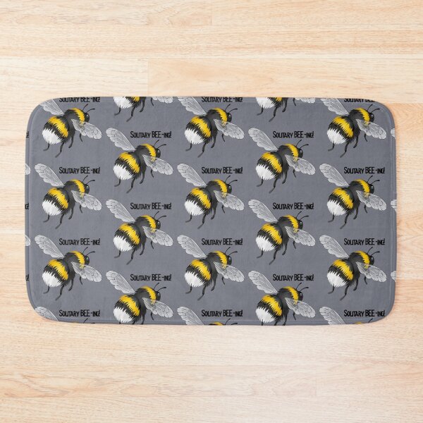 Item preview, Solitary BEE-ing! (On Grey) designed and sold by PawsitiveMum.