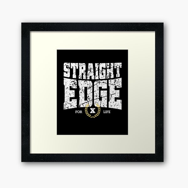 Item preview, Straight Edge Saying Quote For Straight Edger Lifestyle XXX Straight Edge Saying & Gift For Edger Society designed and sold by EDcreations.