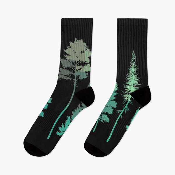 Item preview, multicolor pine trees tshirt designed and sold by Halia Falih.