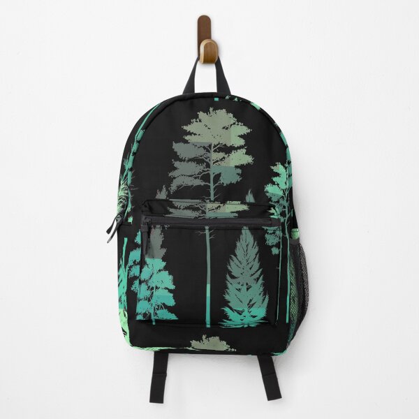 Item preview, multicolor pine trees tshirt designed and sold by Halia Falih.