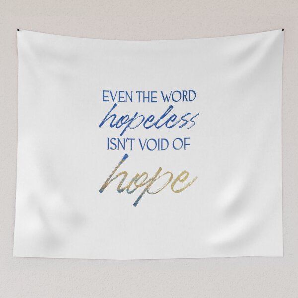 Item preview, Trollhunters-Inspired "Even The Word Hopeless" designed and sold by mulberrydragon.