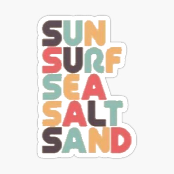 Aperçu de l'œuvre Sable de mer et de sel de mer Sun Surf créée et vendue par Surf-Store.