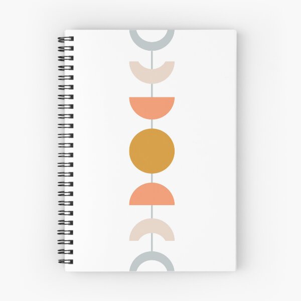 Item preview, Boho Aesthetic Moon Phases Mustard, Peach, Beige designed and sold by DesignLabMedia.