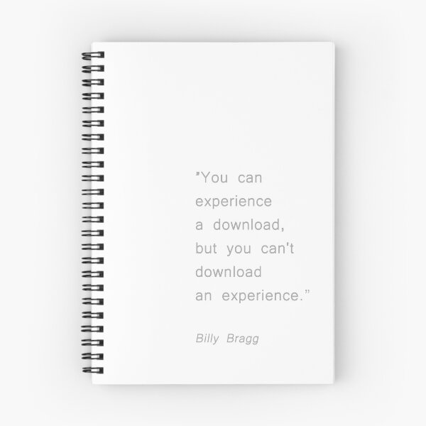 Item preview, You can experience a download but you can't download an experience Top Billy Bragg Quote designed and sold by AHMTheBeesTees.