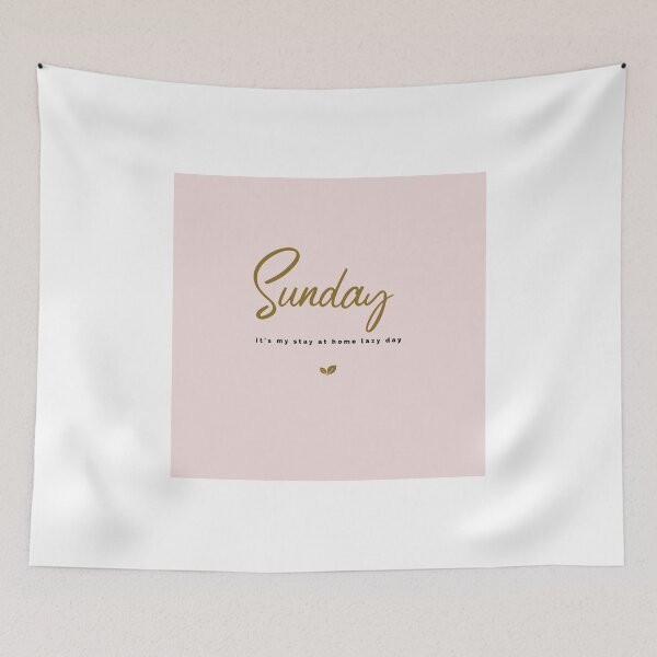 Item preview, Sunday lazy day pink designed and sold by PCW17.