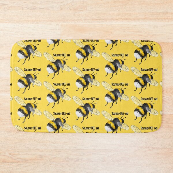 Item preview, Solitary BEE-ing! (On Yellow) designed and sold by PawsitiveMum.