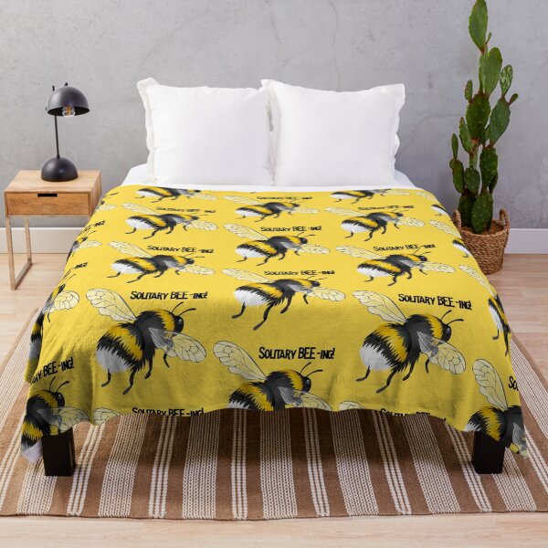 Item preview, Solitary BEE-ing! (On Yellow) designed and sold by PawsitiveMum.
