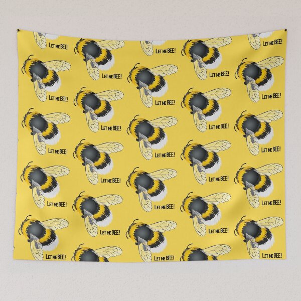 Item preview, Let Me BEE! (On Yellow) designed and sold by PawsitiveMum.