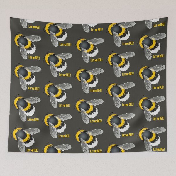 Item preview, Let Me BEE! (On Dk. Yellow) designed and sold by PawsitiveMum.