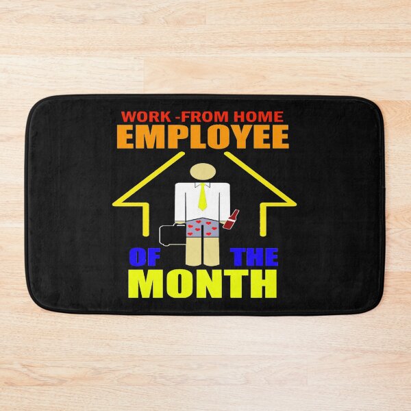 Item preview, Back To Back Work From Home Employee Of The Month designed and sold by JOE4SHOP.
