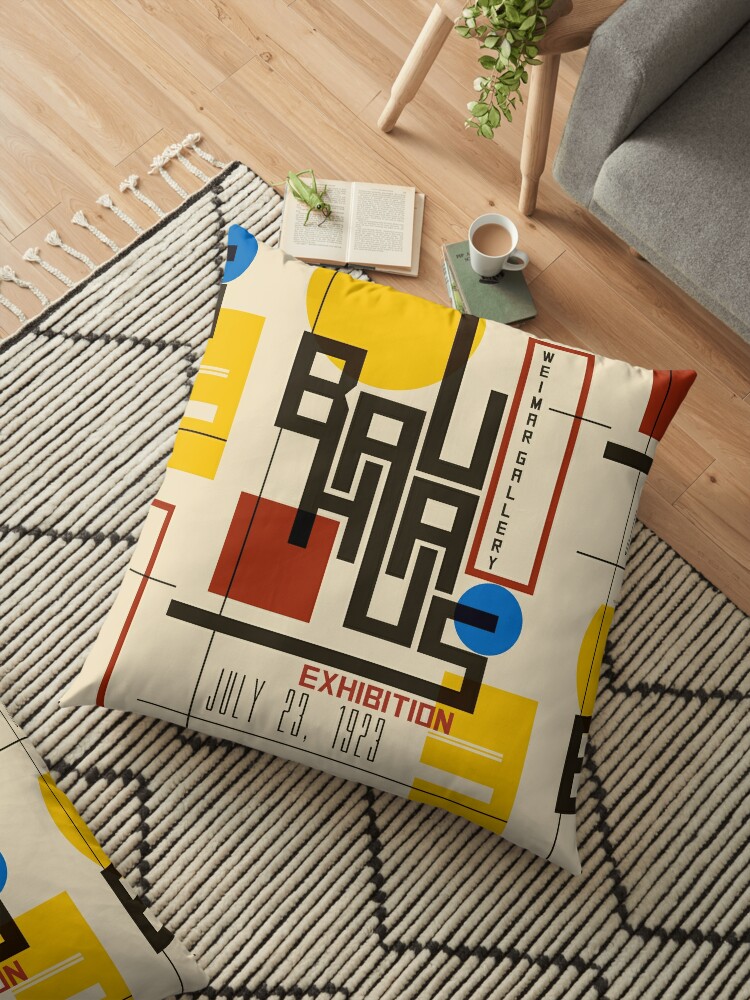 Cojines de suelo «Cartel Bauhaus I» de BLTV | Redbubble