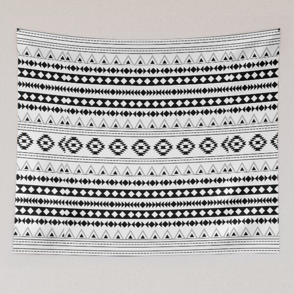 Item preview, Black & White Aztec Print designed and sold by Snug-Creations.
