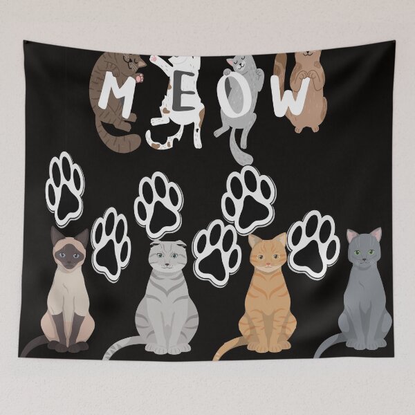 Item preview, MEOW cats, cool, fun, gift, animals designed and sold by minus50.