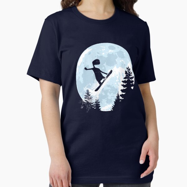 Item preview, ET, E.T., moon, freeride, snowboard, E.T. the Extra-Terrestrial designed and sold by KokoBlacsquare.