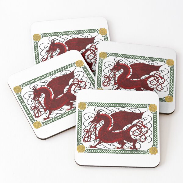 Item preview, Welsh Dragon - Y Ddraig Goch designed and sold by MythicComicsArt.