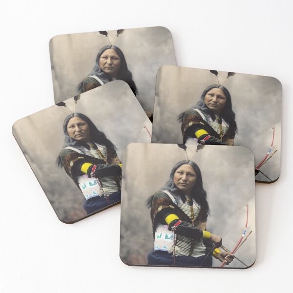 Item preview, Shout At Portrait - Oglala Sioux - Circa 1899 Photochrom designed and sold by warishellstore.