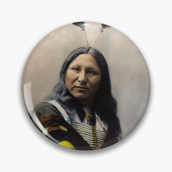 Item preview, Shout At Portrait - Oglala Sioux - Circa 1899 Photochrom designed and sold by warishellstore.