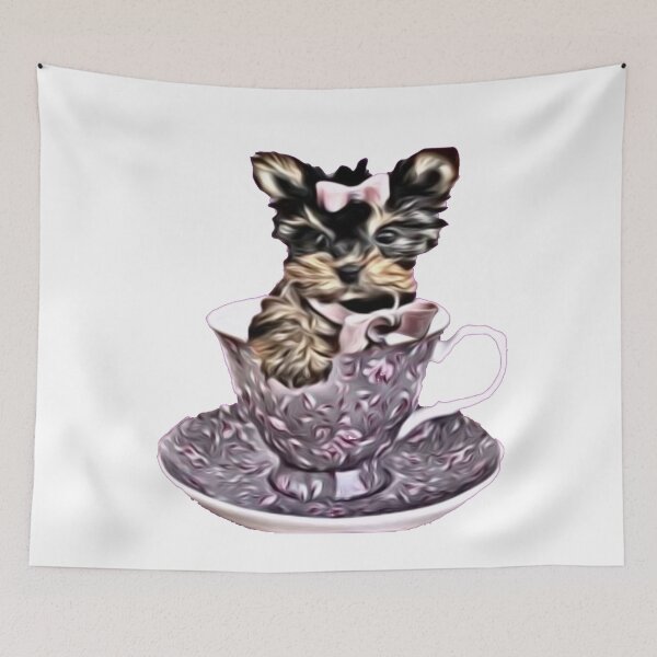 Item preview, Yorkshire Terrier In A Teacup designed and sold by WillowsWardrobe.